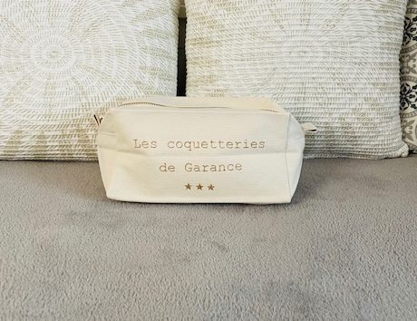 Trousse Ecru personnalisable Multi Usage grand format