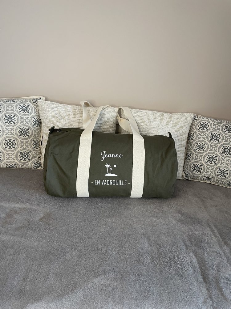 Sac de voyage personnalisé Kaki