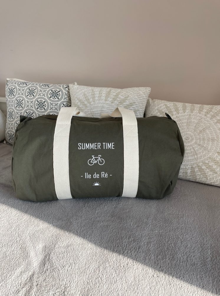 Sac de voyage personnalisé Kaki